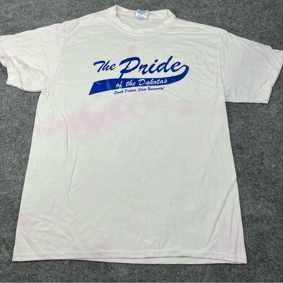 Vintage 90s South Dakota State University Medium T-shirt Port Company Y2K white - Picture 2 of 9